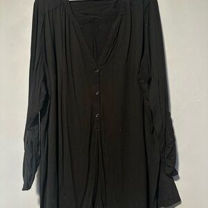 Ava & Viv Black Women's Tunic Top